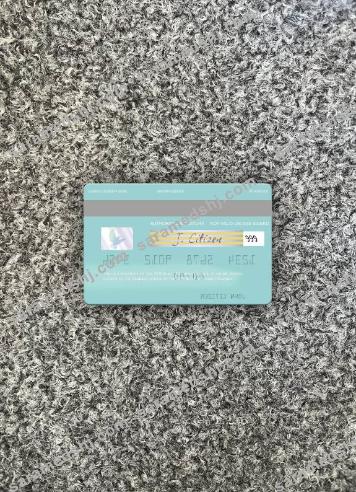 Solomon Islands ADB Bank visa debit card photolook back